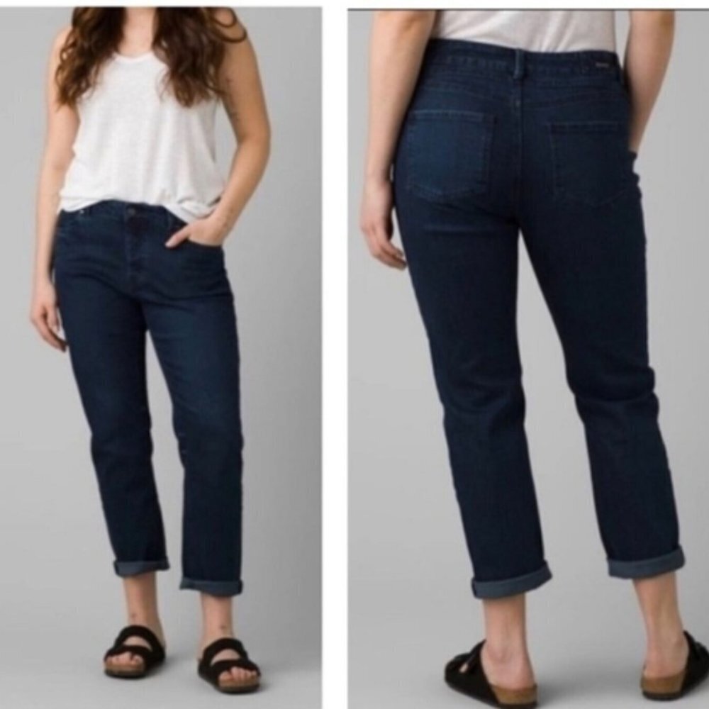 NEW Prana Women's Buxton Jean in  Deep Blue size 4